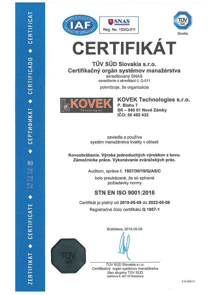 Certifikat Sk